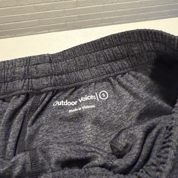 Outdoor Voices Black Joggers with Elastic Waistband and Tapered Leg Super Soft - Picture 3 of 3